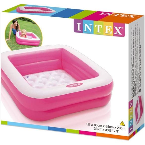 INTEX Play Box rózsaszín medence 85 x 85 x 23cm