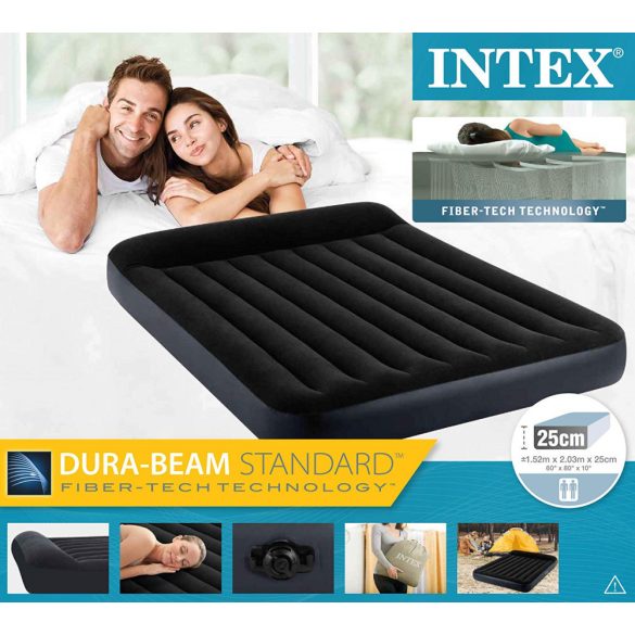 INTEX Pillow Rest Classic felfújható vendégágy, 152 x 203 x 25cm (64143)