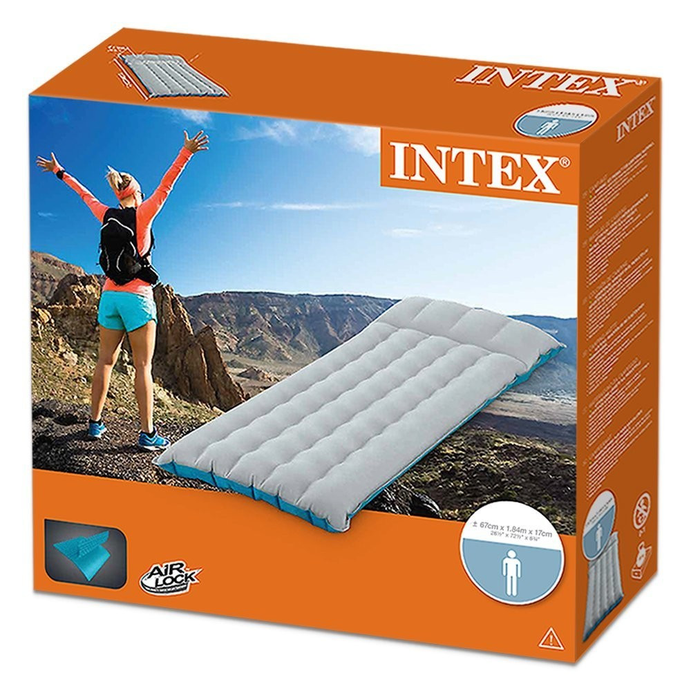 надувной матрас intex camping mat 67999