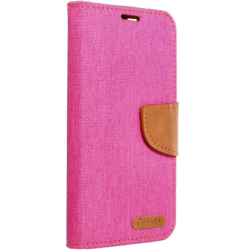 Apple iPhone 13 Pro Max, Oldalra nyíló tok, stand, Canvas Book, rózsaszín