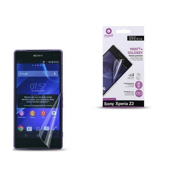 Sony Xperia Z2 képernyővédő fólia - Made for Xperia Muvit - 2 db/csomag - matt/glossy