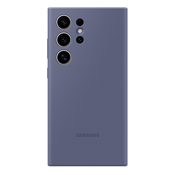 Samsung Galaxy S24 Ultra SM-S928, Szilikon tok, lila, gyári