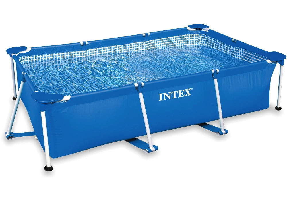 INTEX Metal medence 220 x 150 x 60 cm, kék (28270)